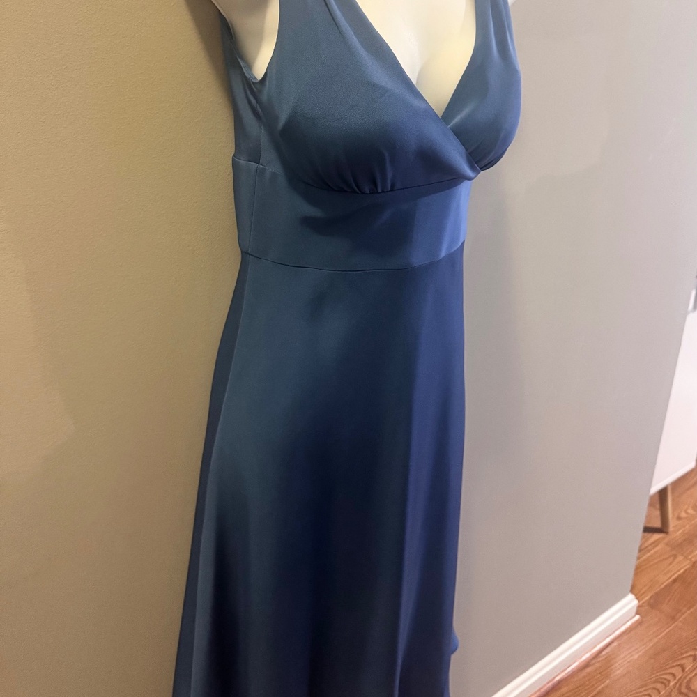 J. Crew Lavender Silk Knee Length Dress with Polyester Lining Size 0